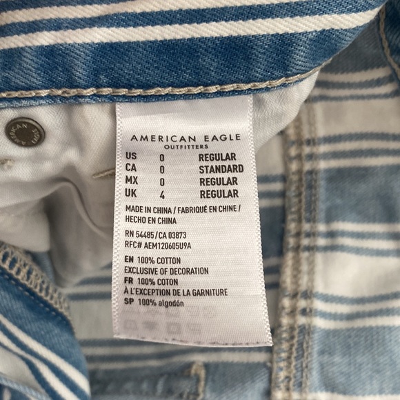 American Eagle Striped Mom Jeans - Picture 5 of 6